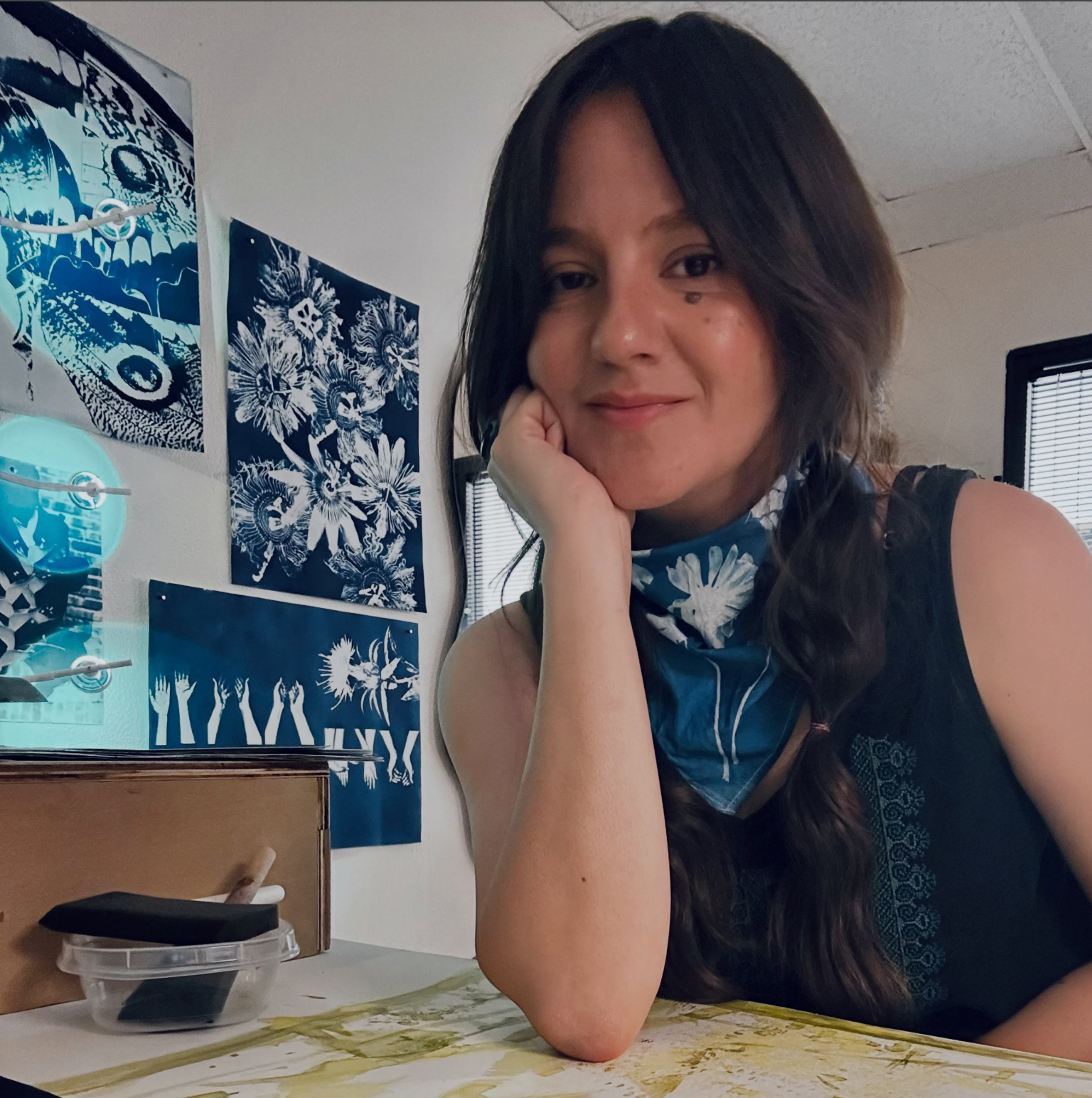 Rosy in the Studio